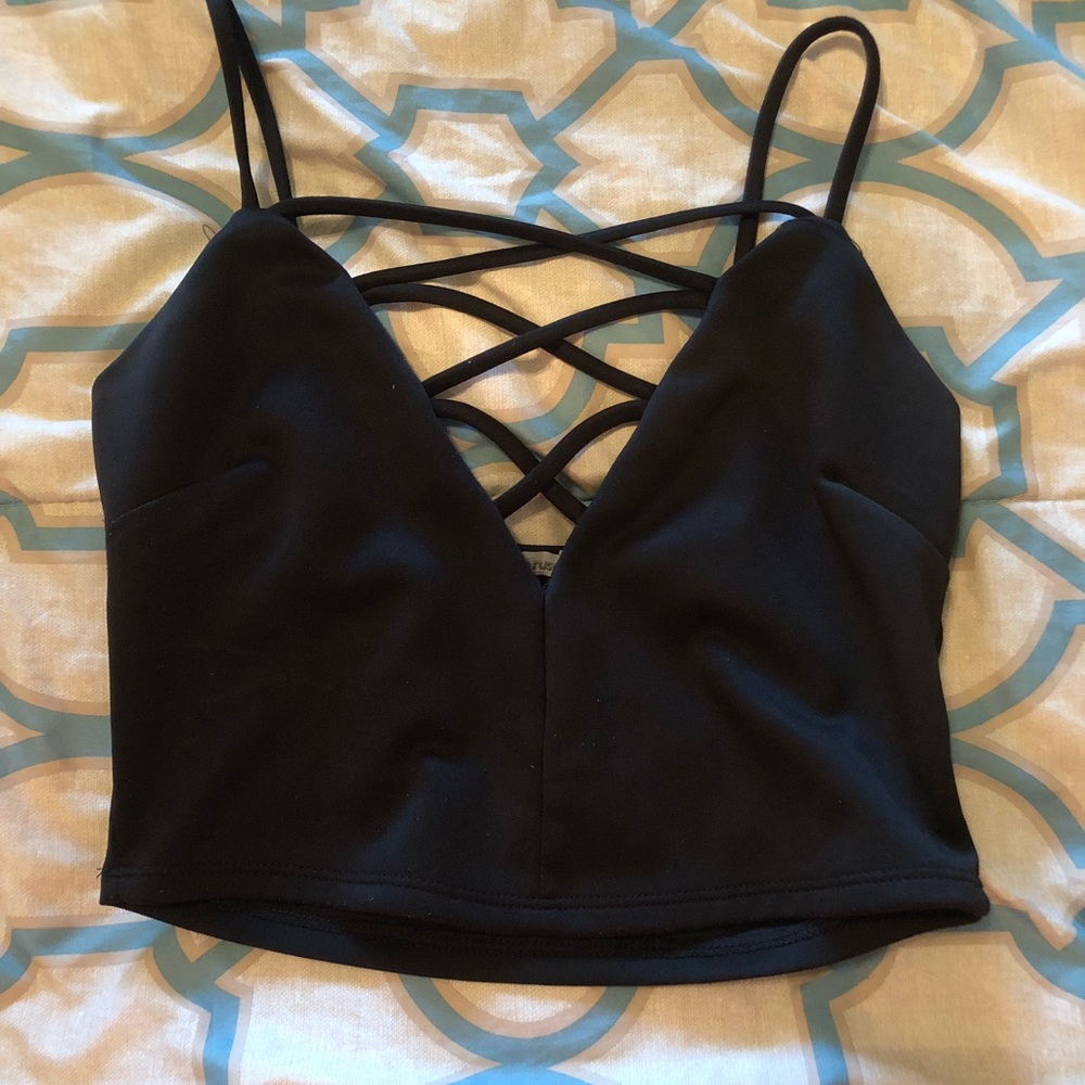 Night-Out cropped top